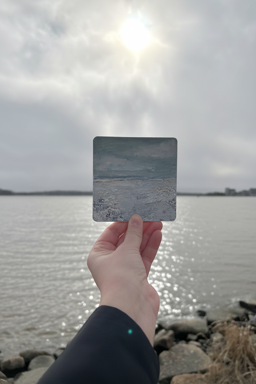 Hengähdys 10x10 cm
