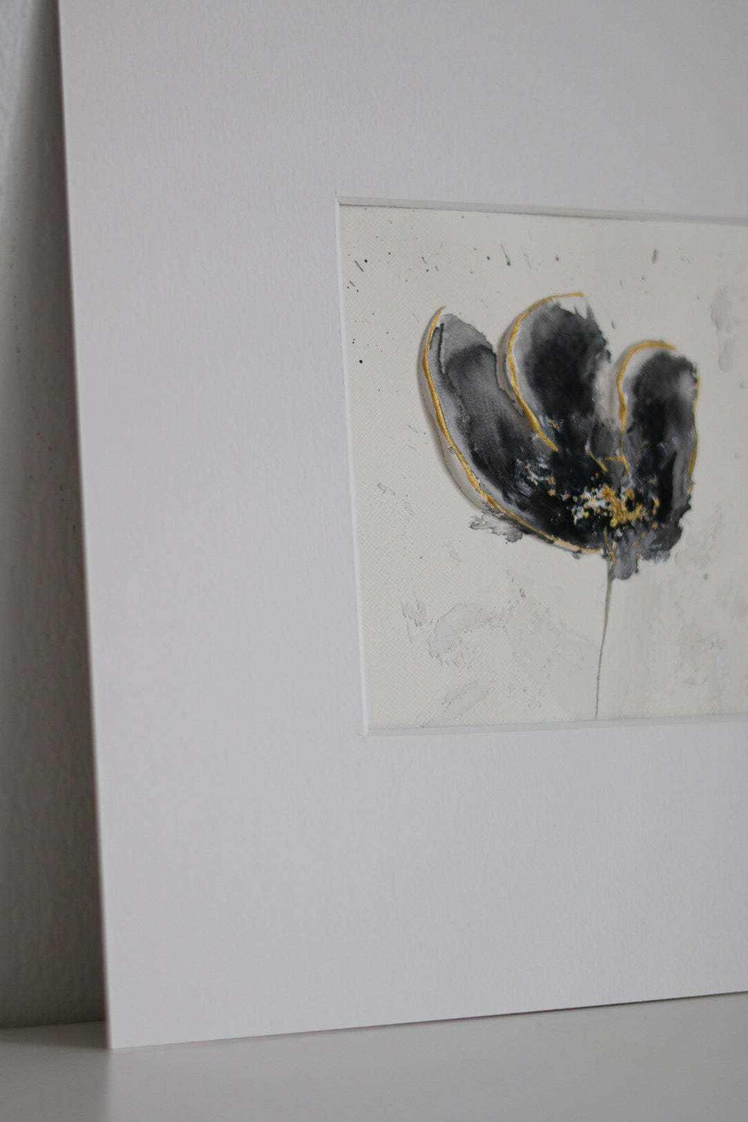 Textured mini flower II 25x25cm