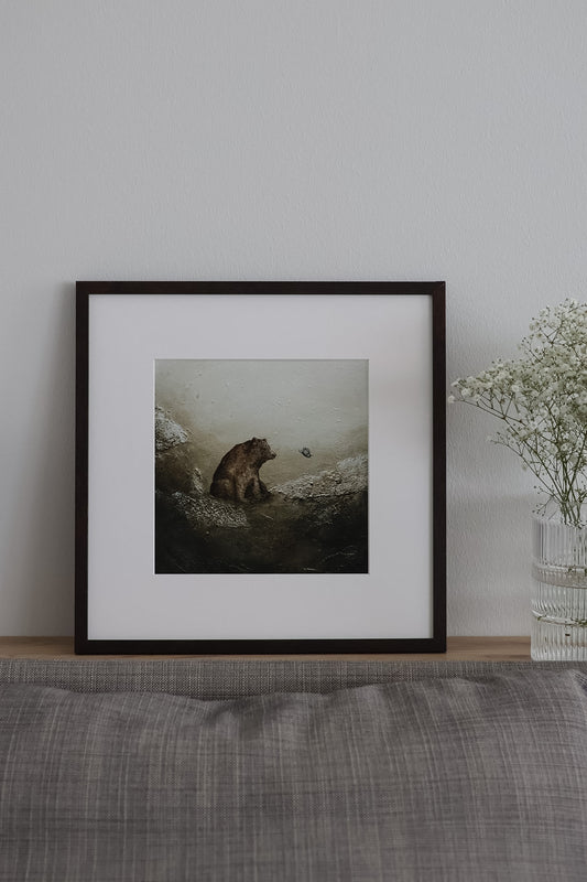 Ystävykset – Limited Edition -taideprintti 25 × 25 cm